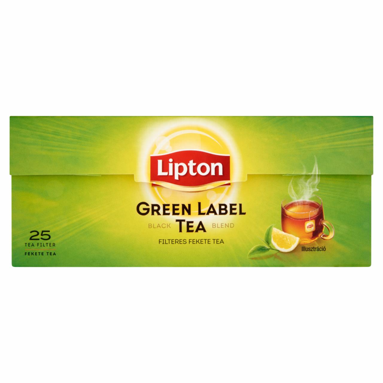 Képek - Green Label fekete tea Lipton