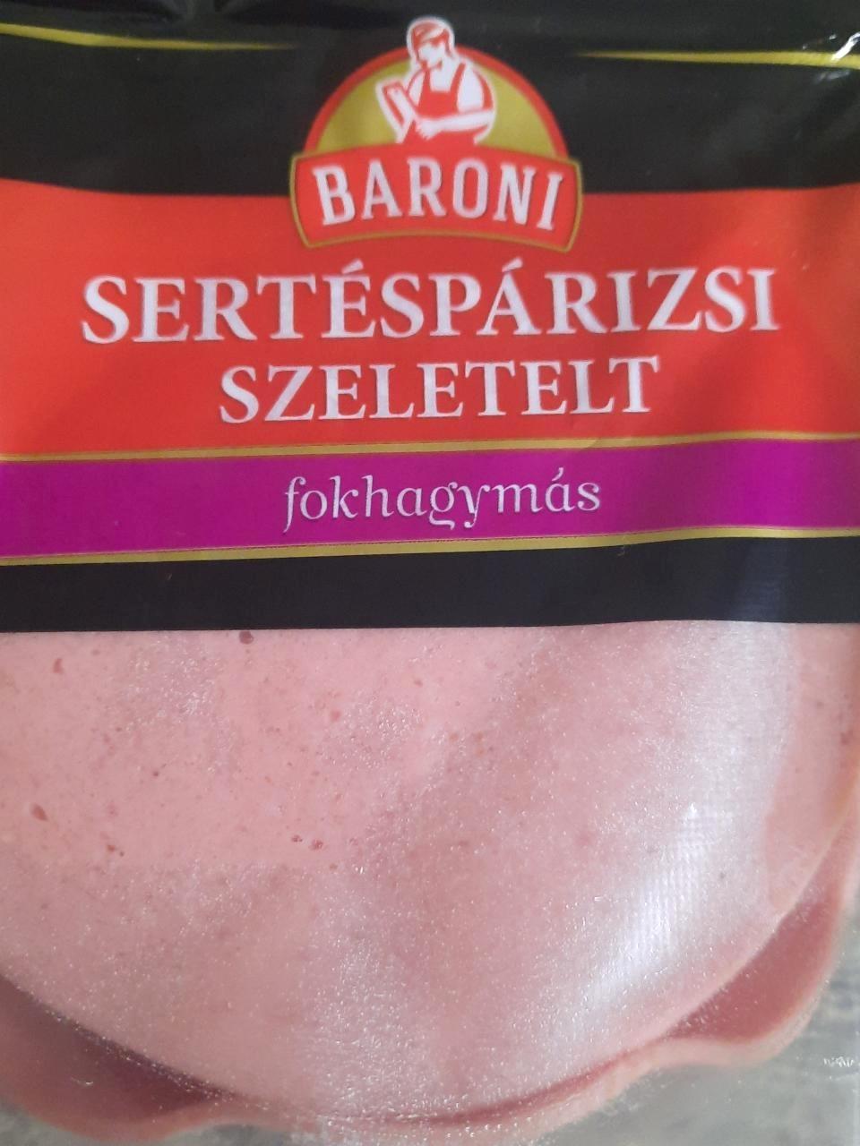 Képek - Sertéspárizsi szeletelt fokhagymás Baroni