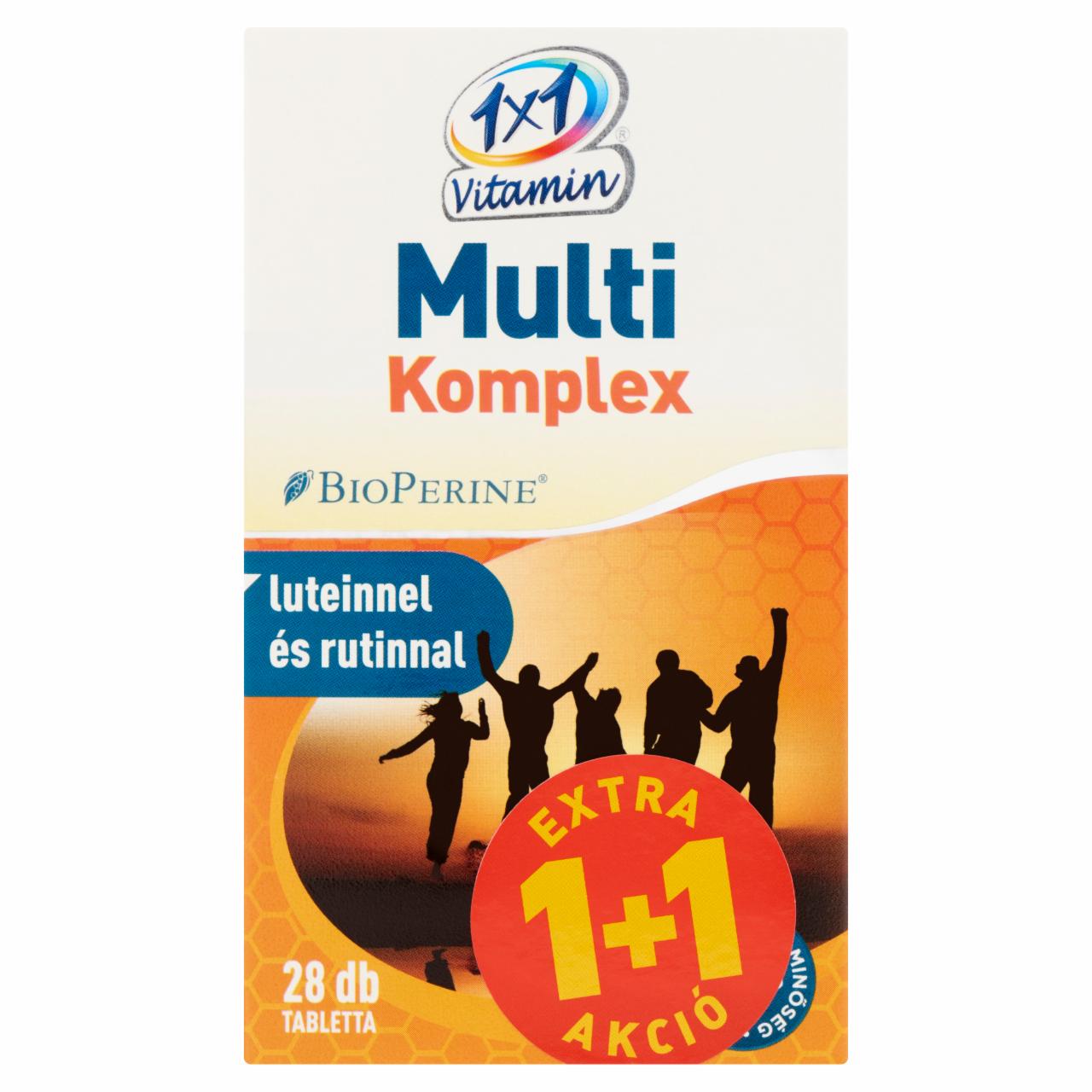 Képek - 1x1 Vitamin Multi Komplex étrend-kiegészítő filmtabletta 2 x 28 db