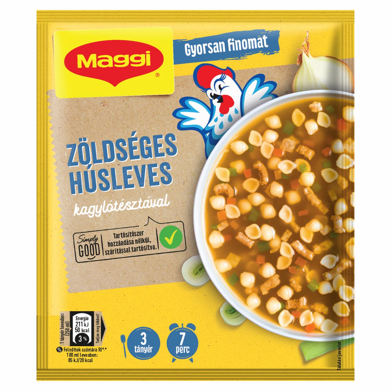 Képek - Maggi zöldséges húsleves kagylótésztával 45 g