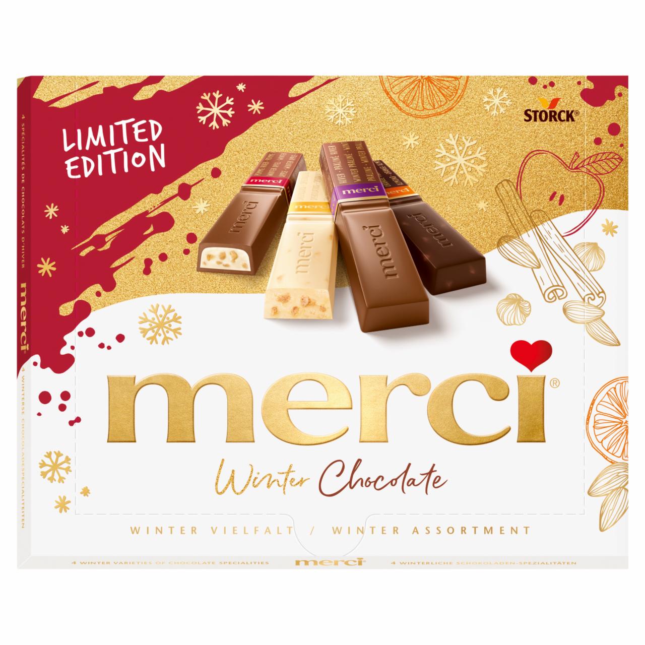 Képek - Merci 4 télies jellegű csokoládé különlegesség 250 g