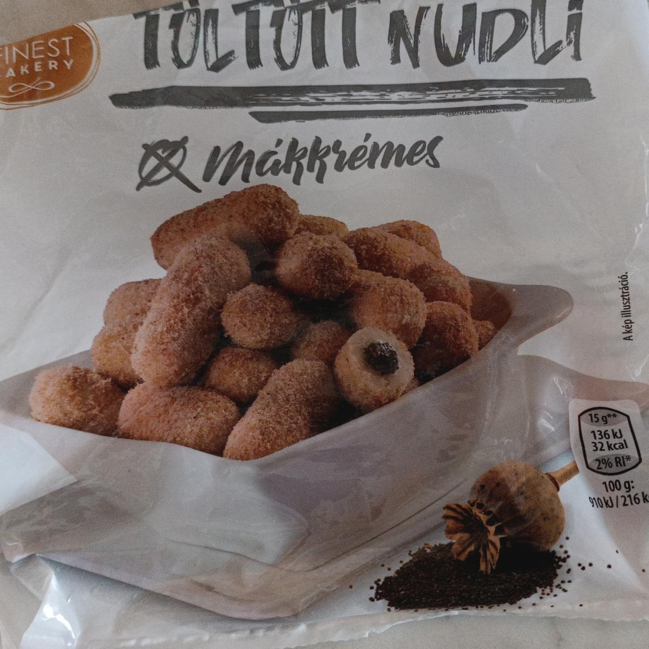 Képek - Töltött nudli mákkrémes Finest Bakery