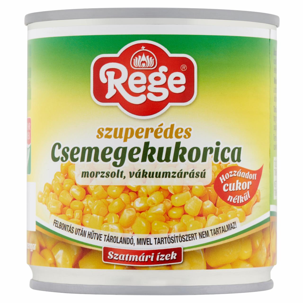 Képek - Rege szuperédes morzsolt csemegekukorica 150 g