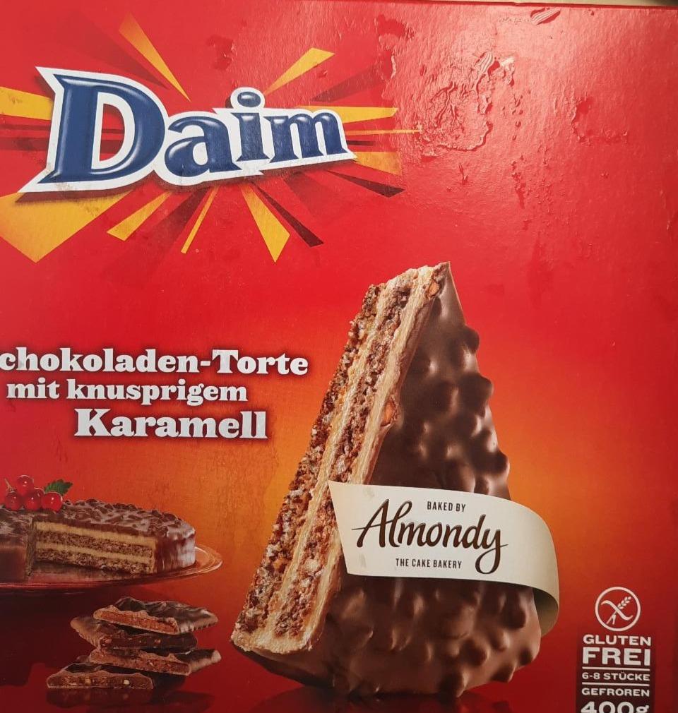 Képek - Daim mandulás torta karamellal