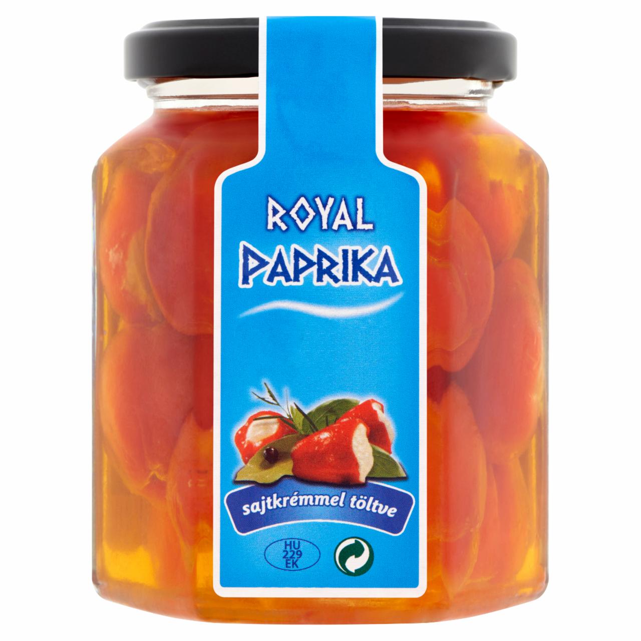 Képek - Royal paprika sajtkrémmel töltve 250 g