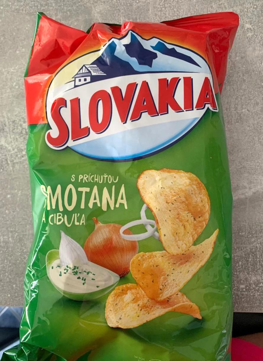 Képek - Slovakia chips s príchuťou smotana a cibuľa