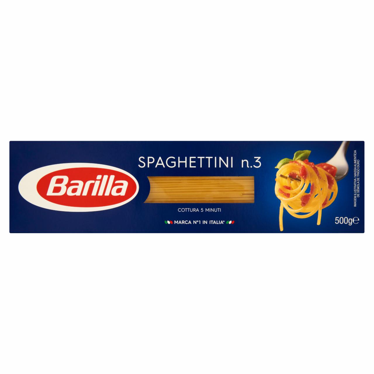Képek - Barilla Spaghettini szálas durum száraztészta 500 g