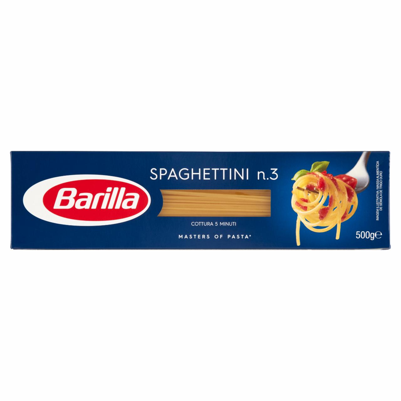 Képek - Barilla Spaghettini szálas durum száraztészta 500 g