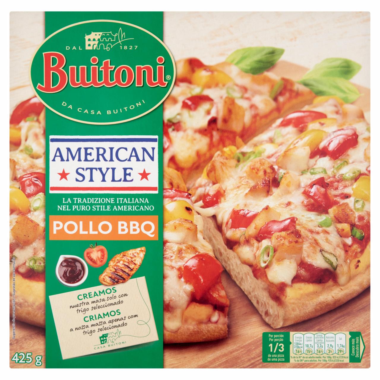 Képek - Buitoni gyorsfagyasztott BBQ csirkés pizza 425 g