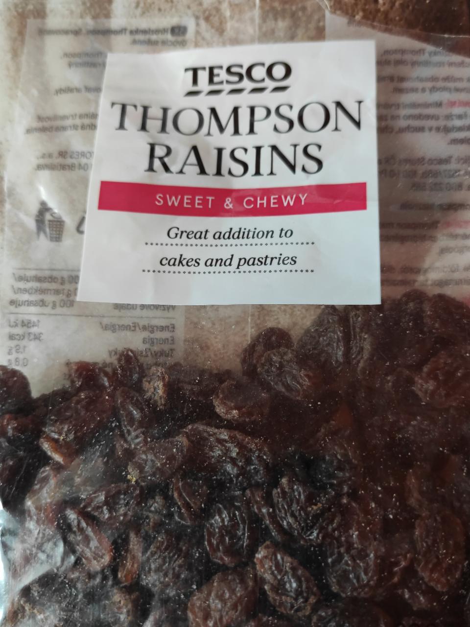 Képek - Thompson Raisins sweet & chewy Tesco