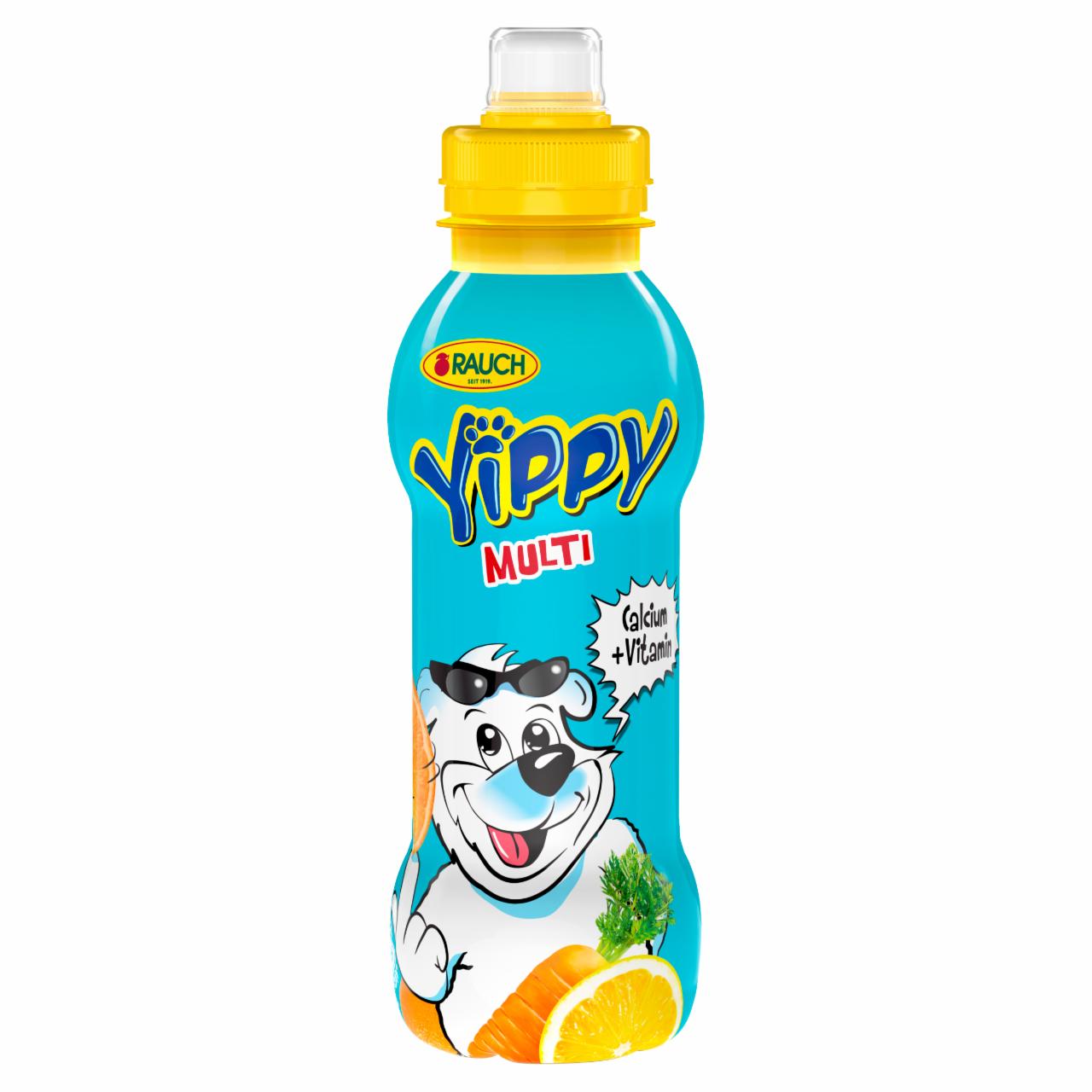 Képek - Rauch Yippy Multi narancs-sárgarépa-citrom vegyes gyümölcsital 5 vitaminnal és kalciummal 330 ml