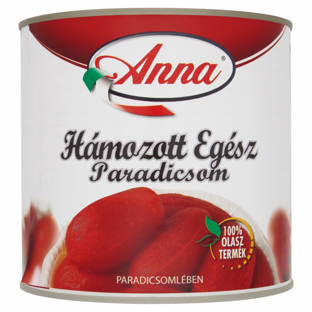 Képek - Anna hámozott egész paradicsom paradicsomlében 2550 g