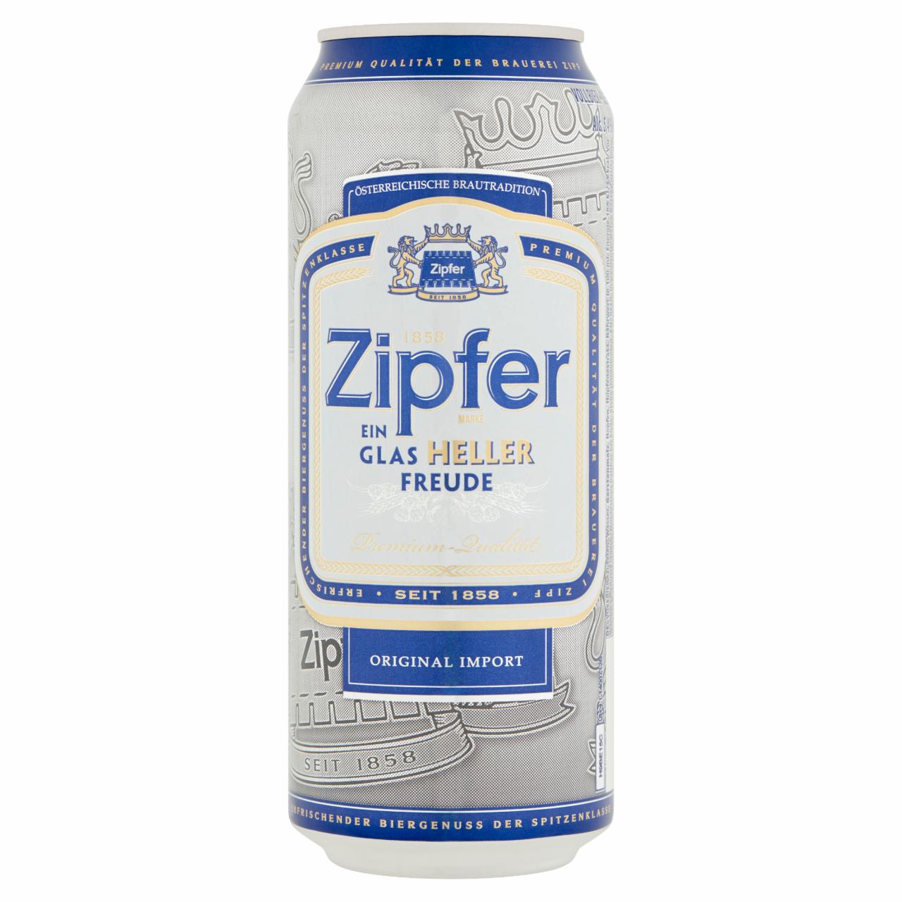 Képek - Zipfer sör 5,4% 0,5 l