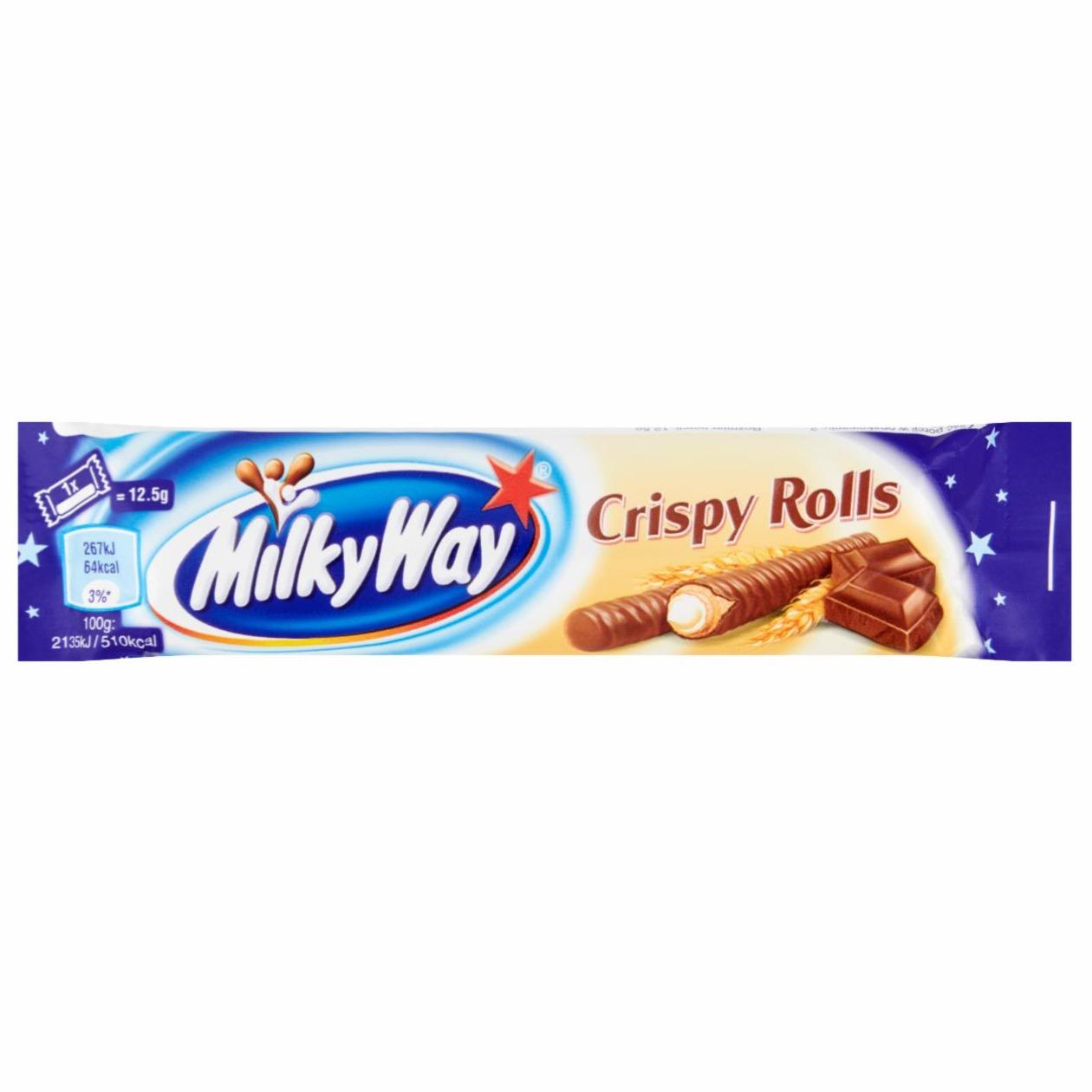Képek - Milky Way Crispy Rolls tejcsokoládé 25 g