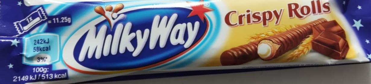 Képek - Milky Way Crispy Rolls tejcsokoládé 25 g