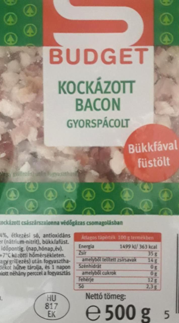 Képek - Kockázott bacon gyorspácolt S Budget