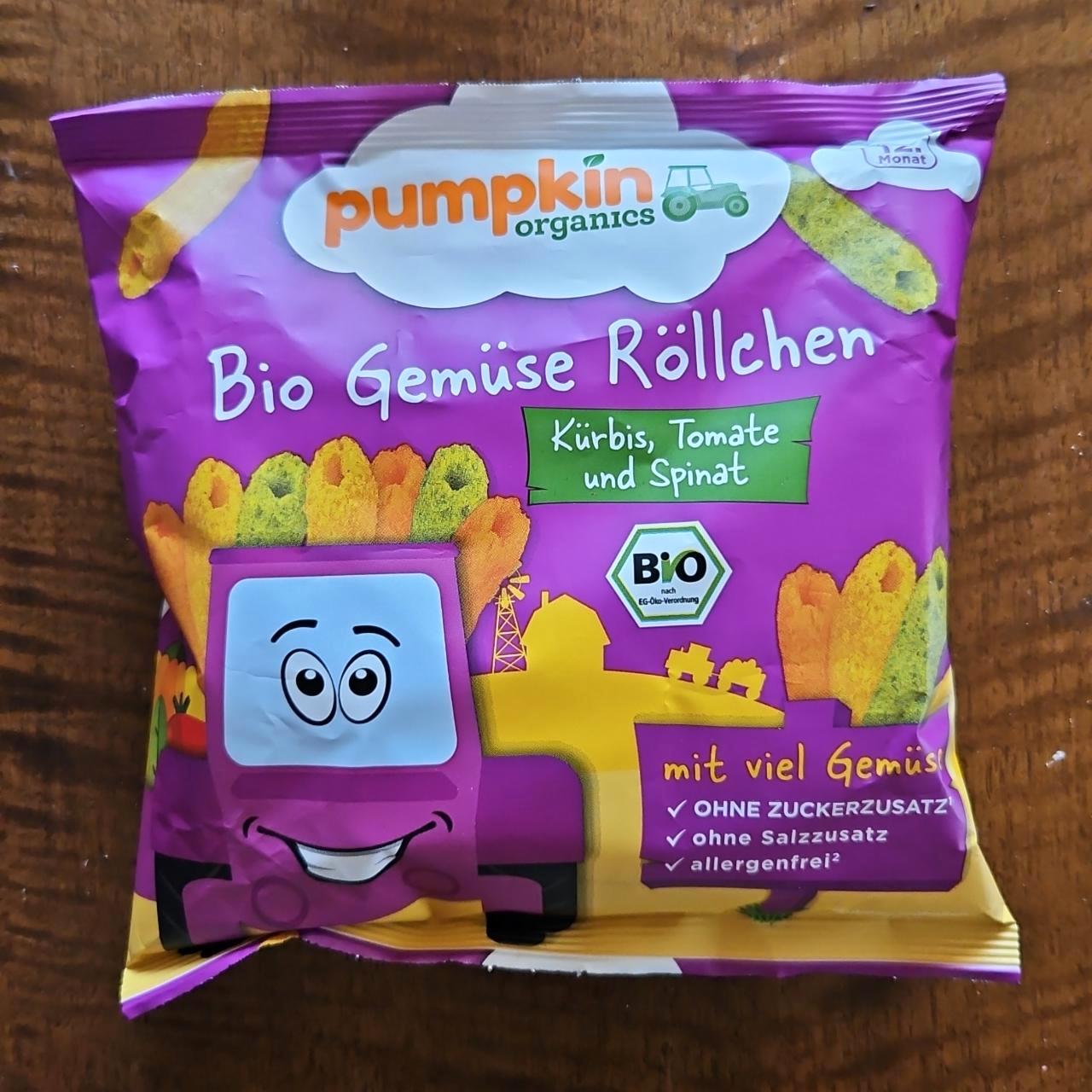 Képek - Bio gemüse röllchen Kürbis, tomate und spinat Pumpkin organics