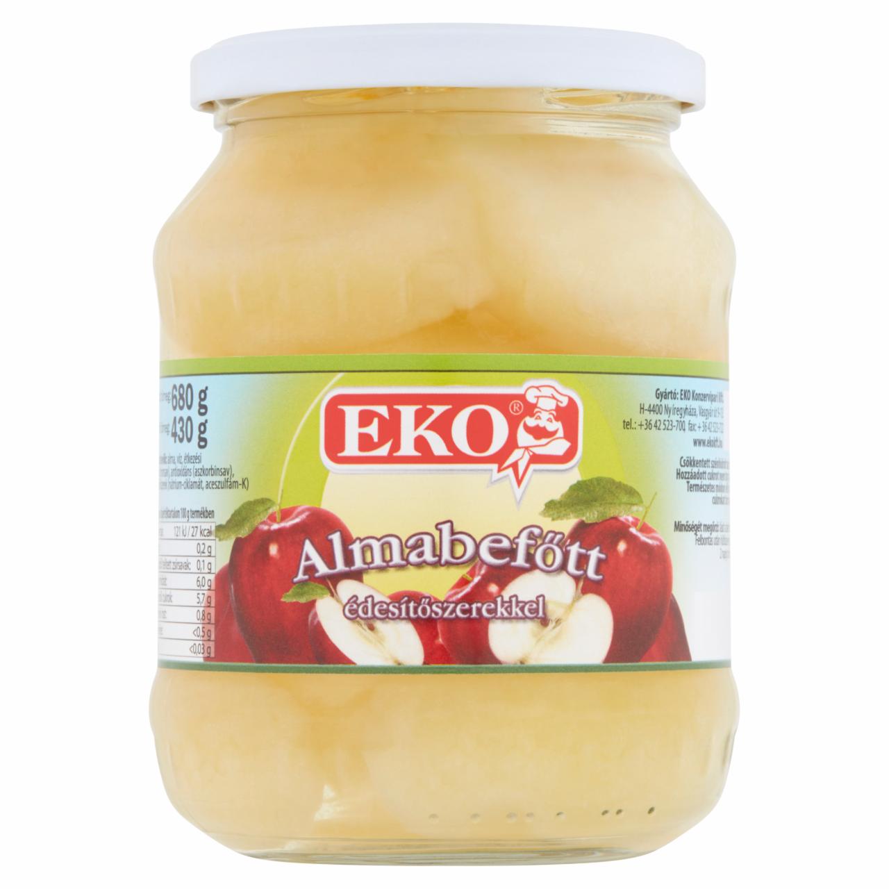 Képek - Eko almabefőtt édesítőszerekkel 680 g