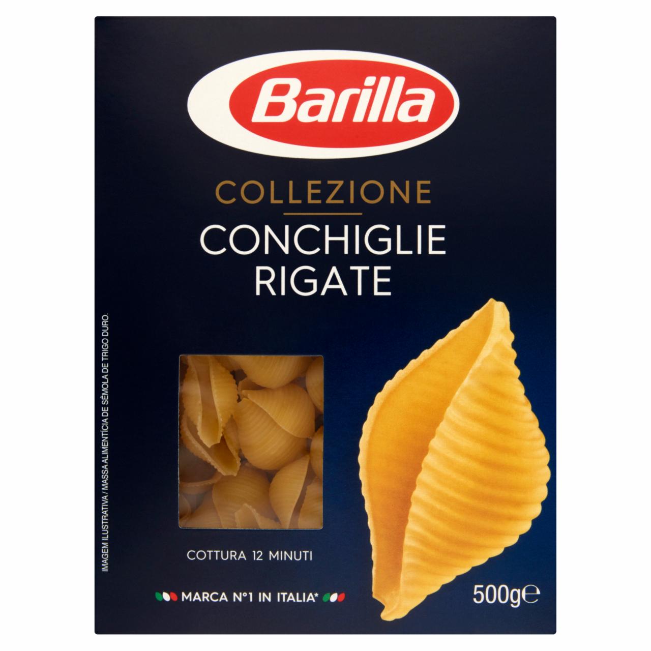 Képek - Barilla Collezione Conchiglie Rigate apró durum száraztészta 500 g