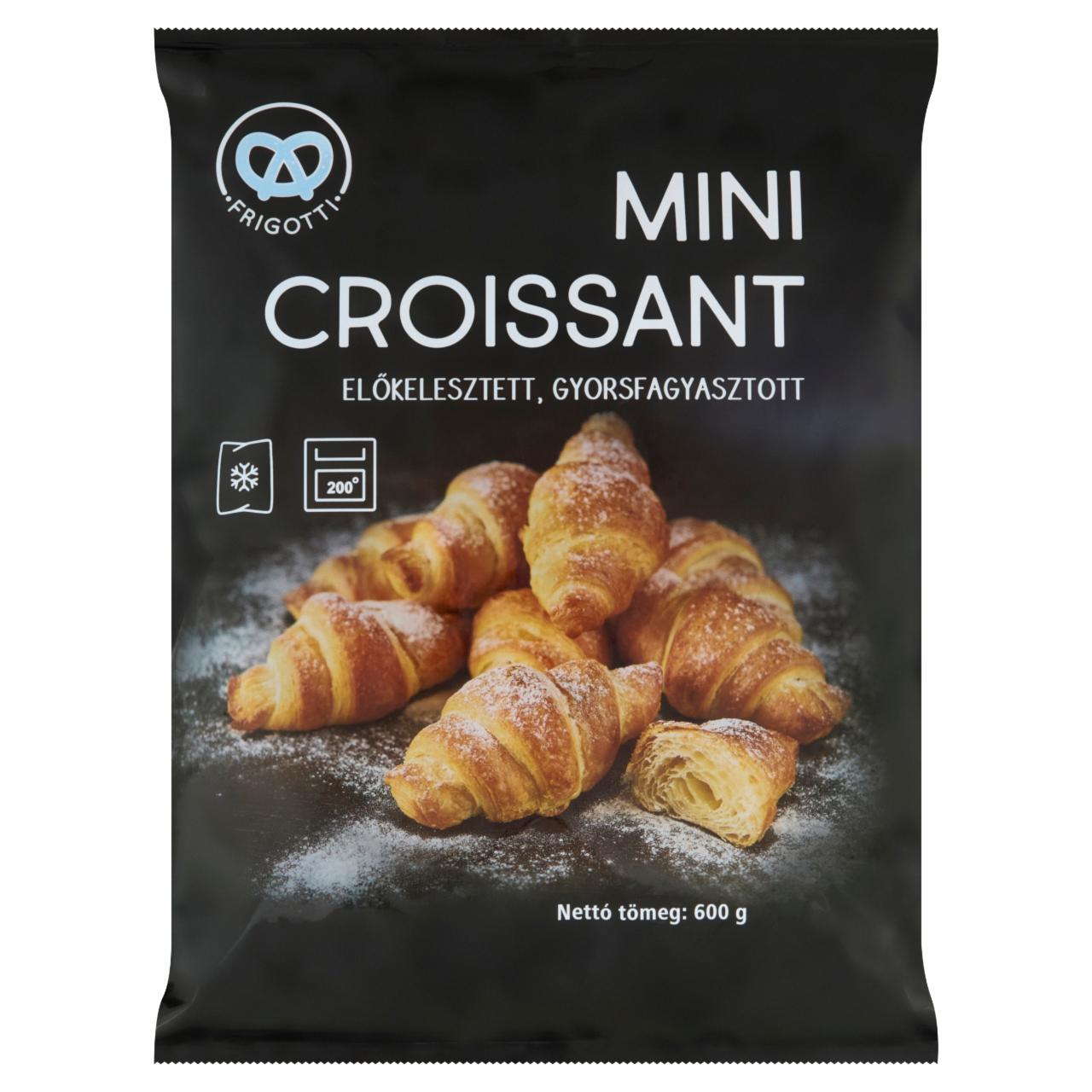 Képek - Frigotti előkelesztett, gyorsfagyasztott mini croissant 600 g