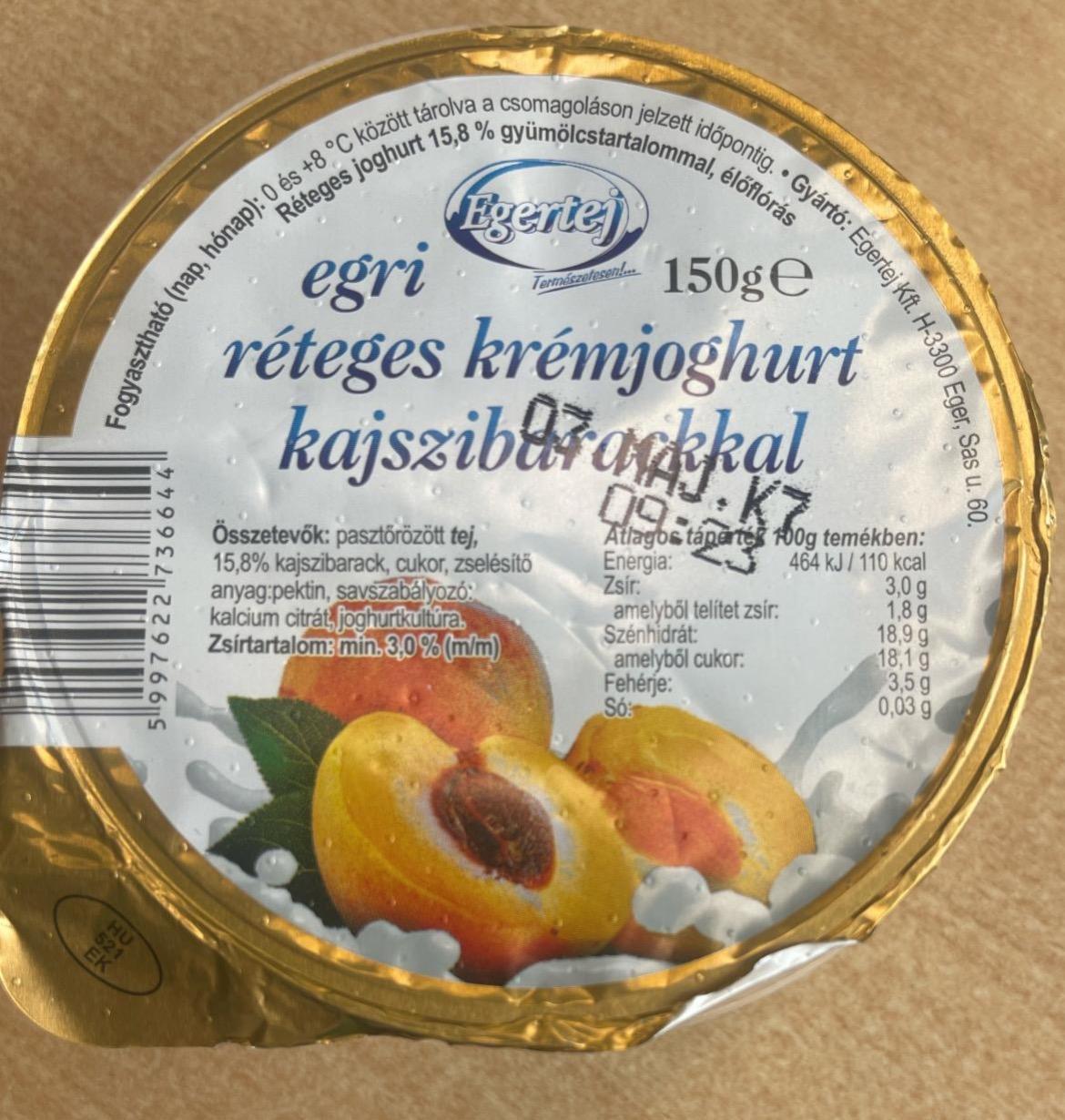 Képek - Réteges krémjoghurt kajszibarackkal Egri