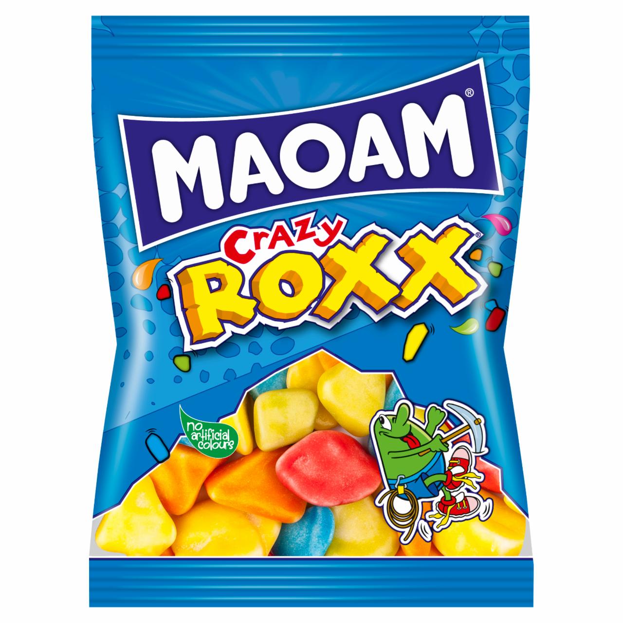 Képek - Maoam Crazy Roxx olvadó rágóbonbon-drazsé keverék, részben kóla ízesítéssel 70 g