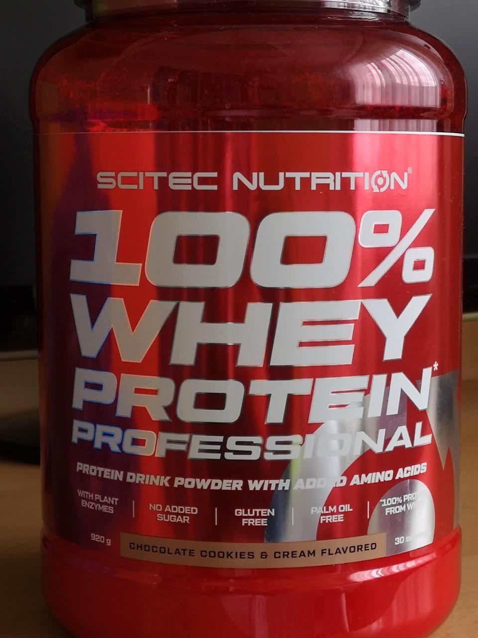 Képek - 100% whey protein professional chocolate cookies & cream Scitec Nutrition