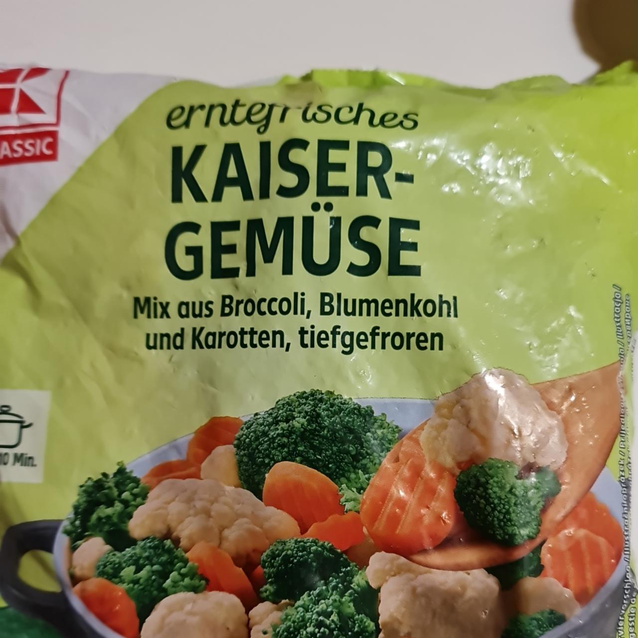 Képek - Kaiser gemüse Mix aus Broccoli Blumenkohl und Karotten tiefgefroren K classic