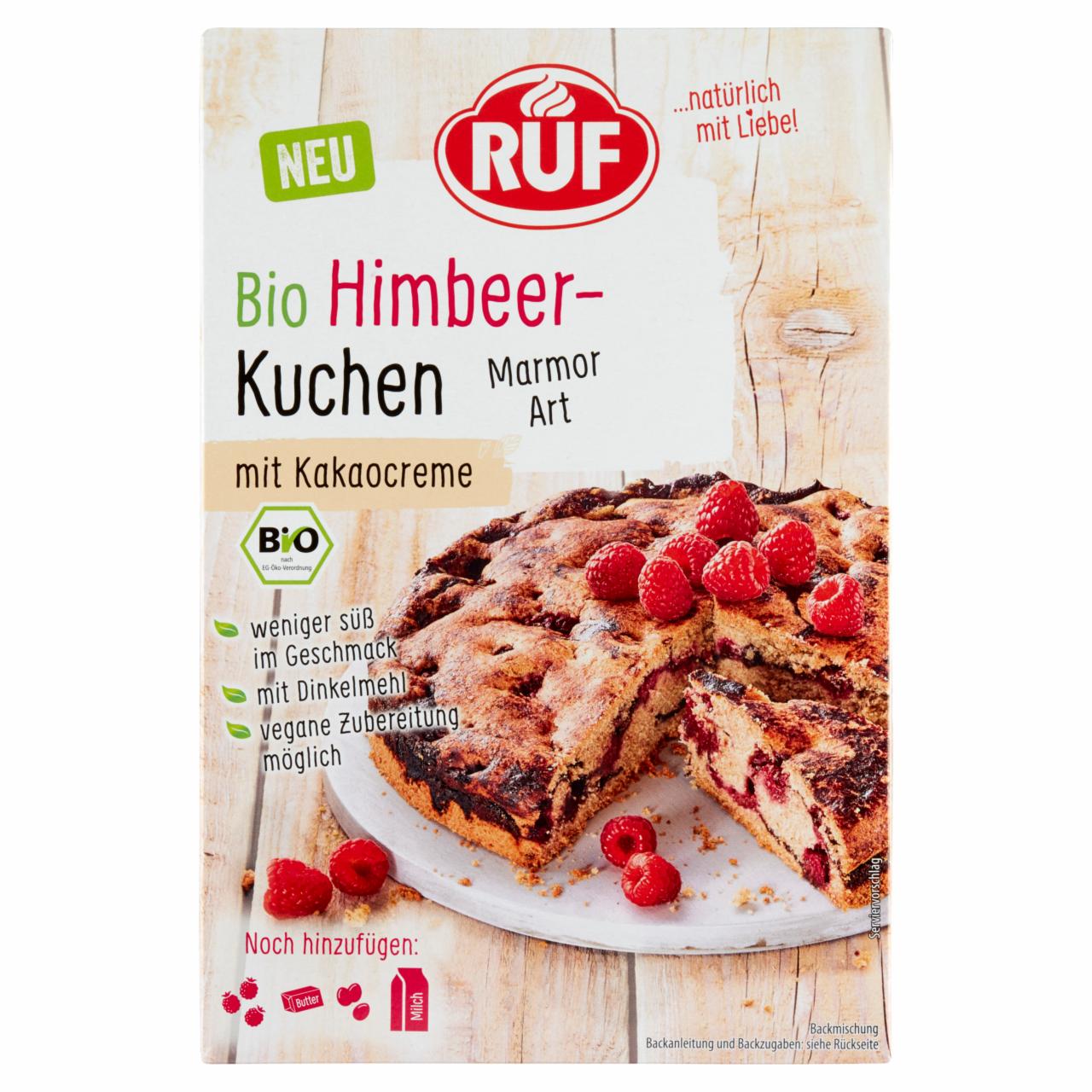 Képek - RUF BIO málnás márvány torta 455 g