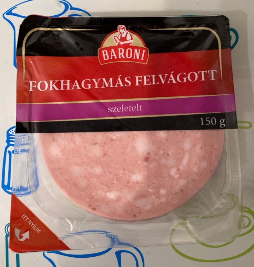 Képek - Fokhagymás felvágott sertéshúsból Baroni