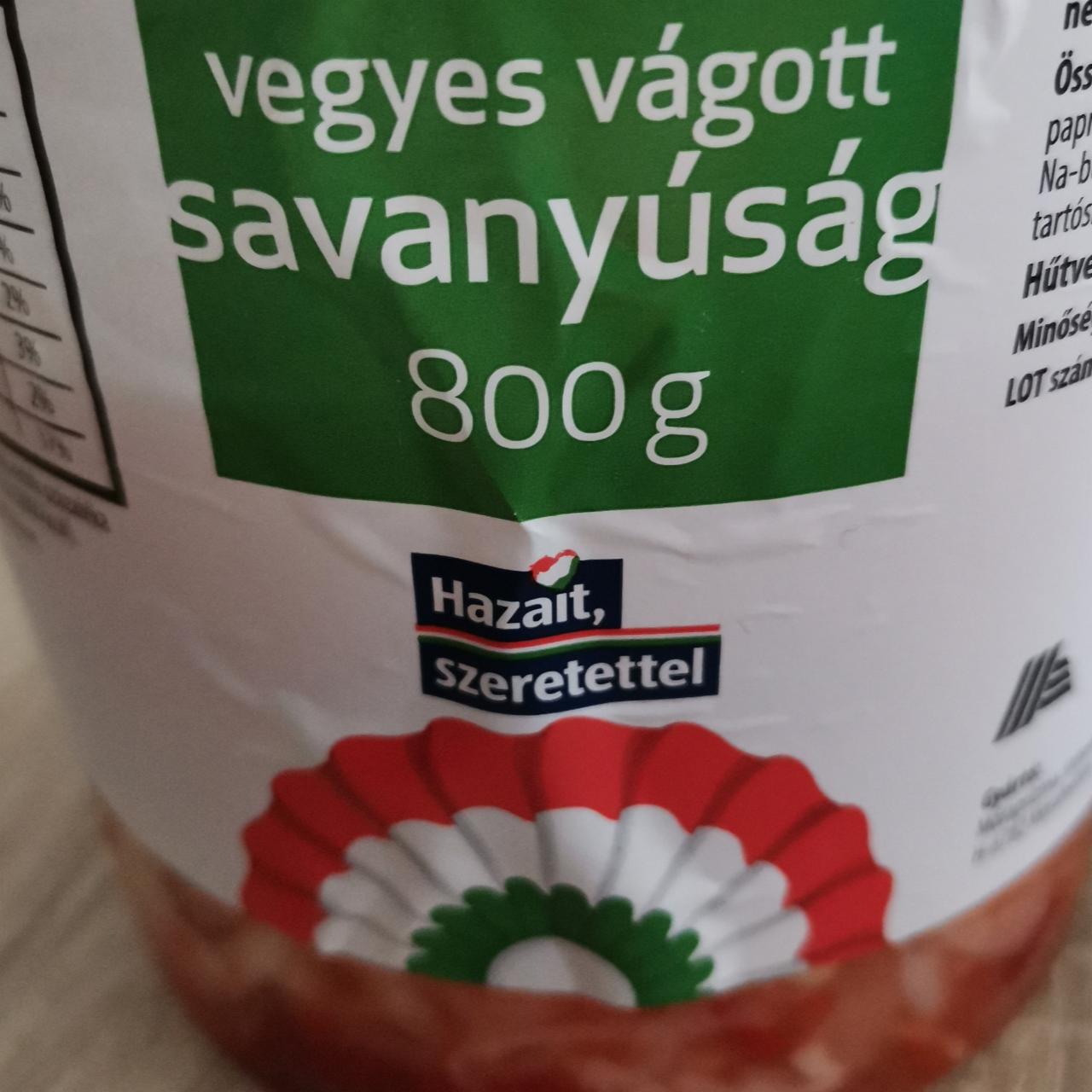 Képek - Vegyes vágott savanyúság Aldi