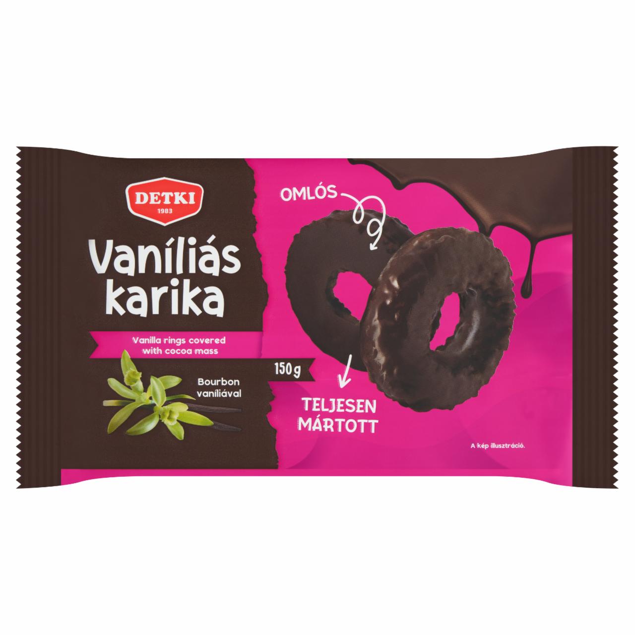 Képek - Detki vaníliás karika 150 g