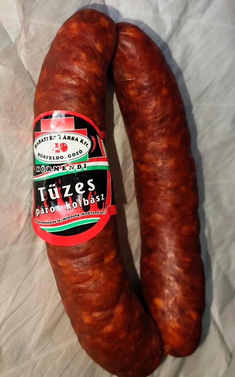 Képek - Tüzes páros kolbász Körmendi