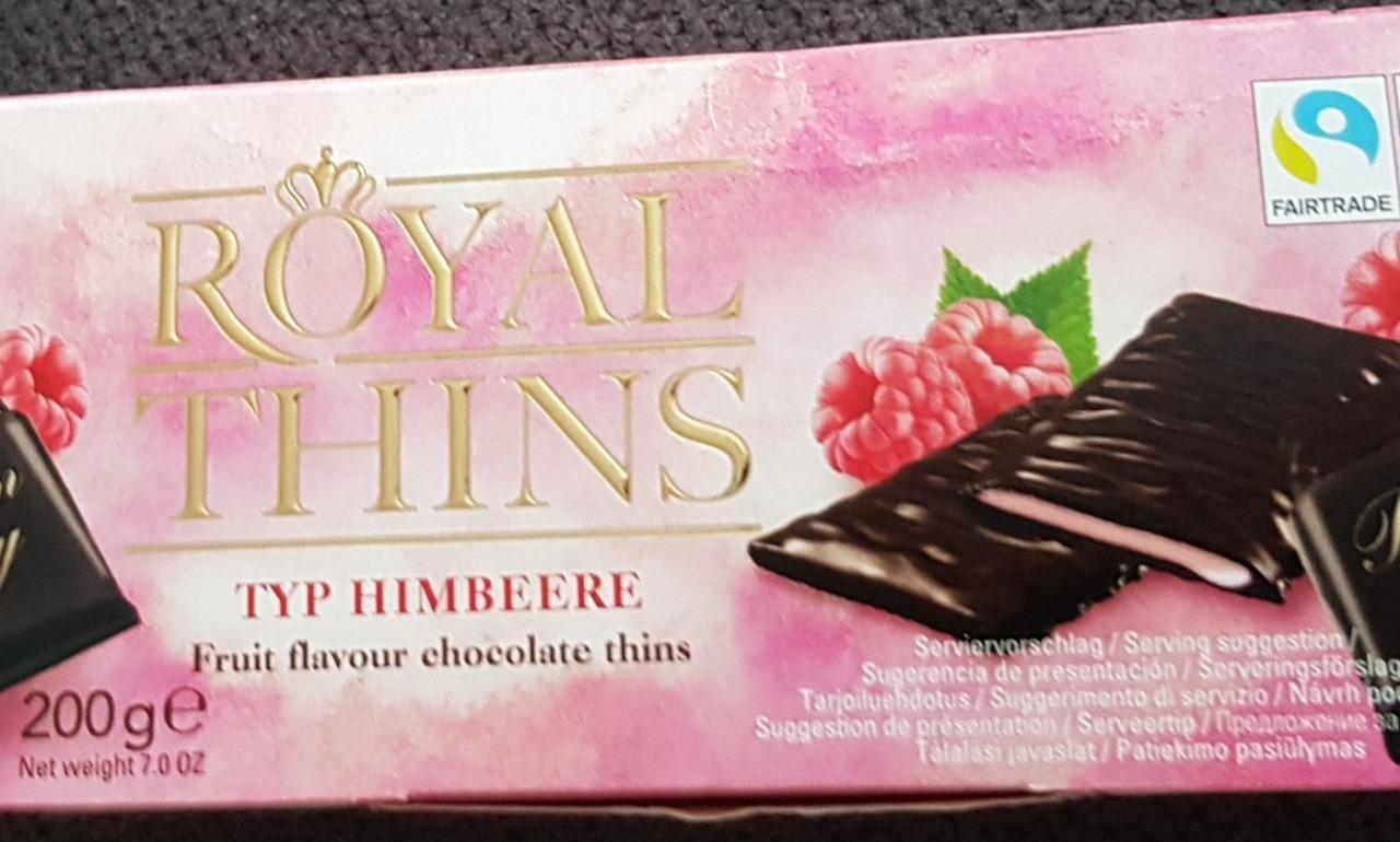 Képek - Fruit flavour chocolate thins typ Himbeere Royal Thins