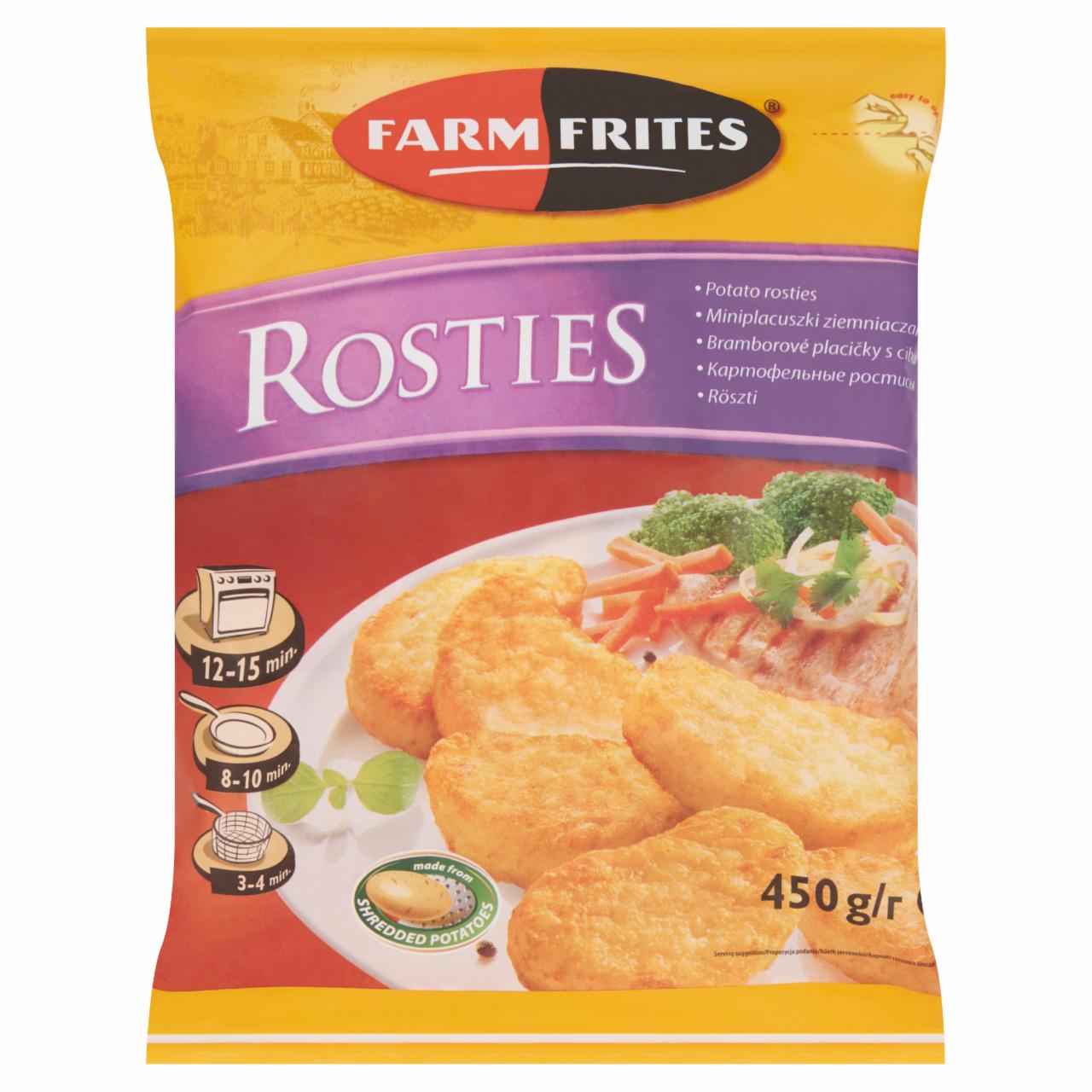 Képek - Farm Frites elősütött, gyorsfagyasztott, félkész röszti 450 g