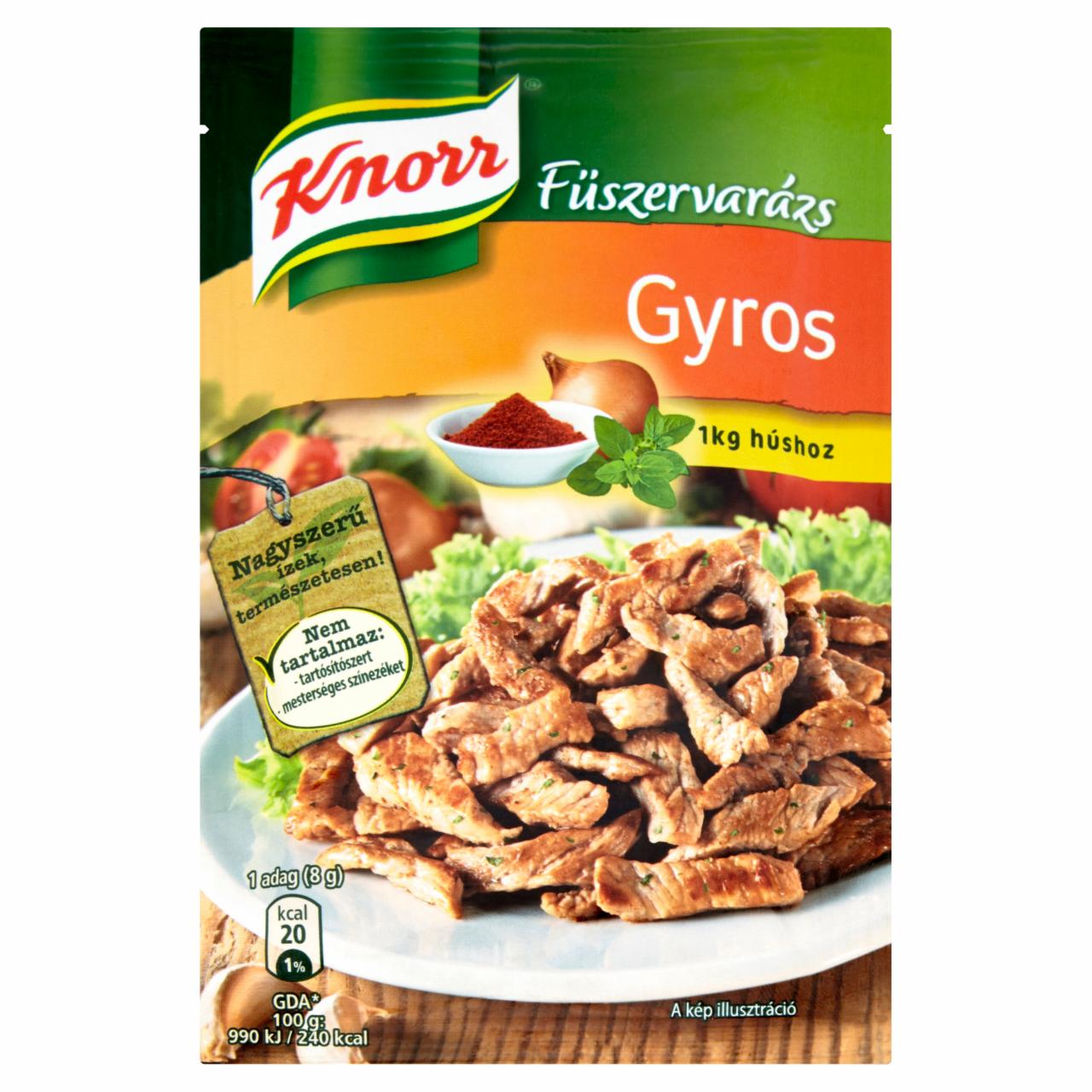 Képek - Knorr Fűszervarázs gyros fűszerkeverék 40 g