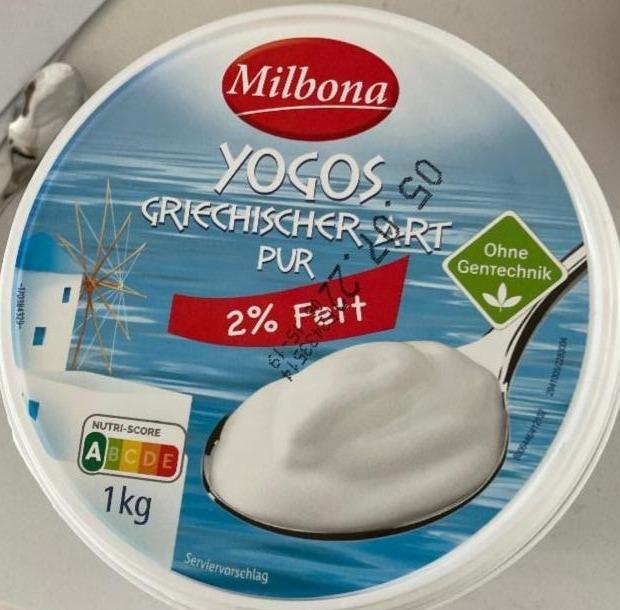 Képek - Greek style yogurt 2% fat (yogos görög joghurt 2% zsírtartalom) Milbona