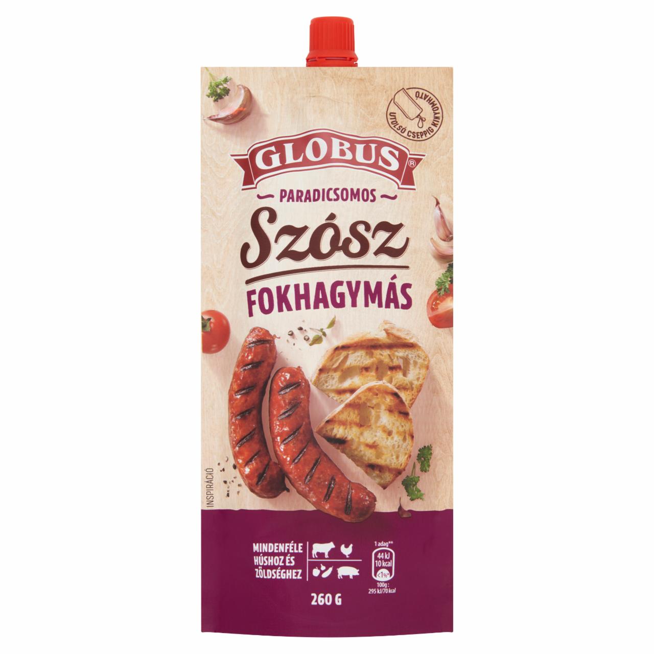 Képek - Globus paradicsomos fokhagymás szósz 260 g