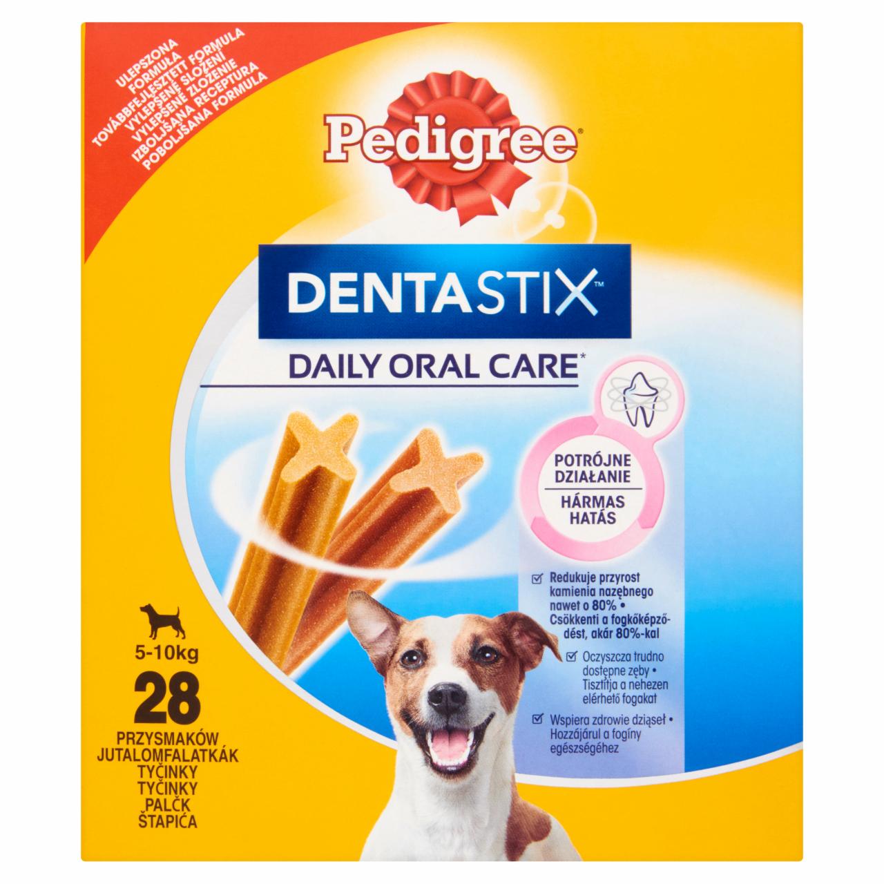 Képek - Pedigree DentaStix jutalomfalat 5-10 kg-os kutyáknak 28 db 440 g