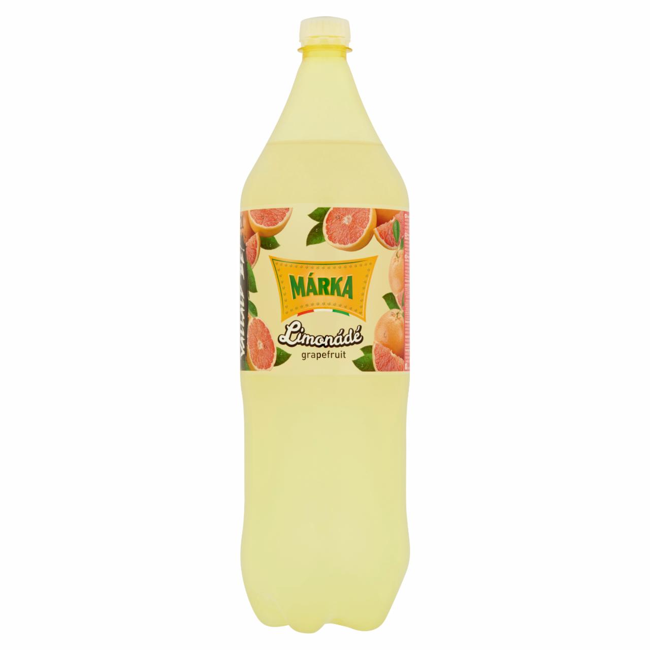 Képek - Márka Limonádé grapefruit-citromfű ízű energiamentes szénsavas üdítőital édesítőszerekkel 1,5 l
