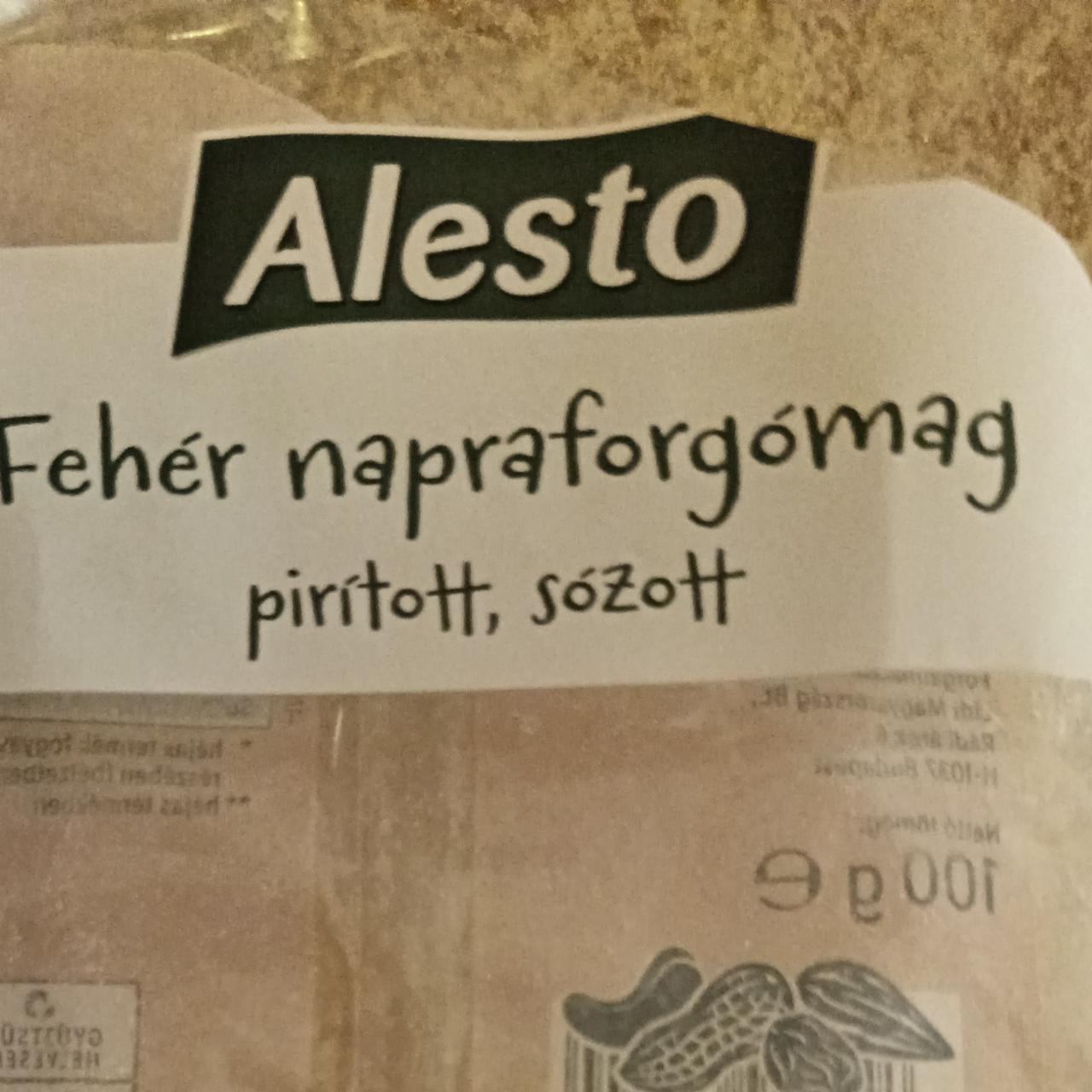Képek - Fehér napraforgómag pirított sózott Alesto