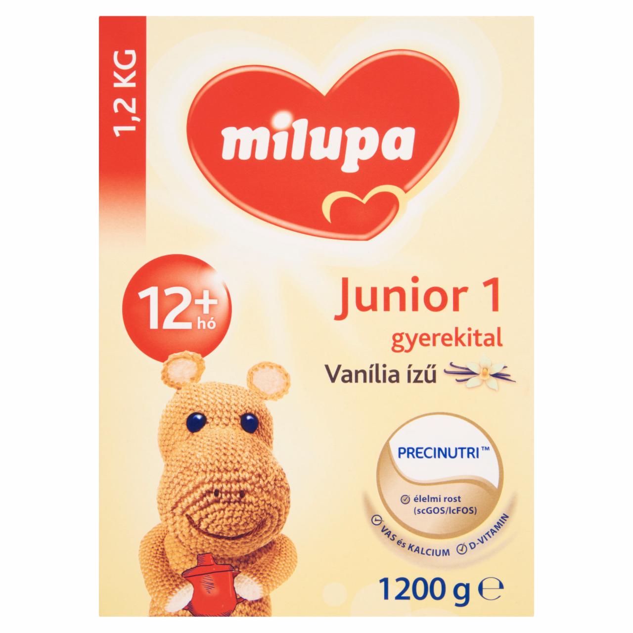 Képek - Milupa vanília ízű tejes ital 1 év+ 2 x 600 g (1200 g)