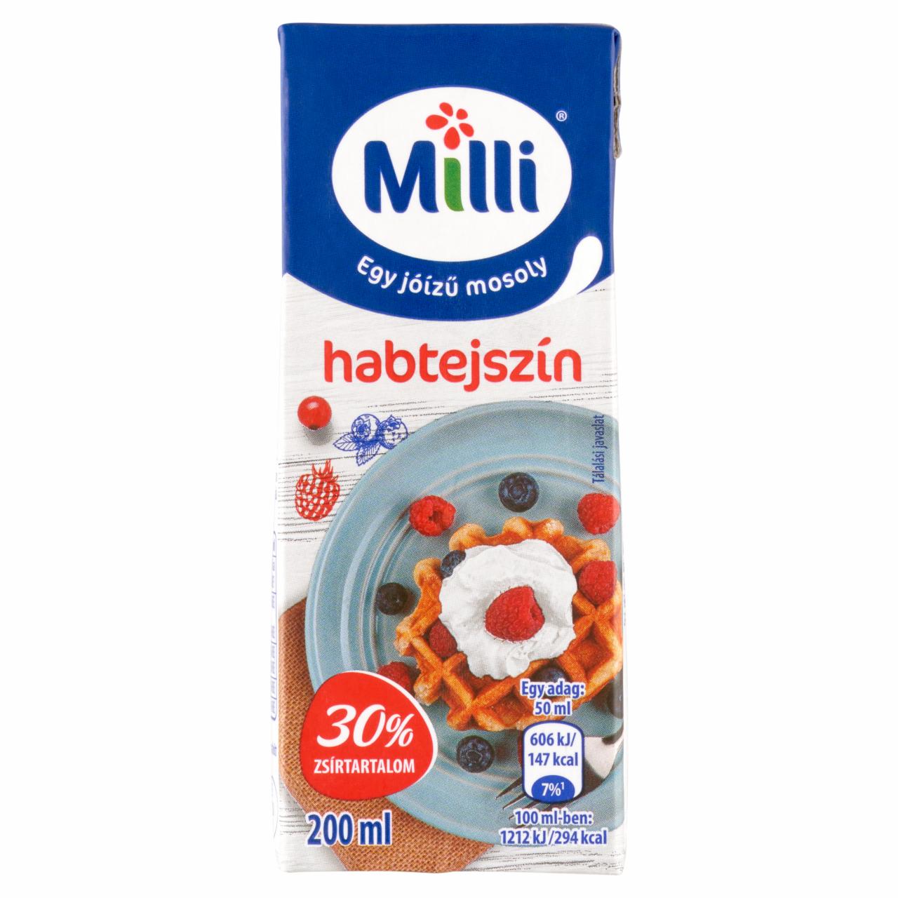 Képek - Milli UHT habtejszín 30% 200 ml