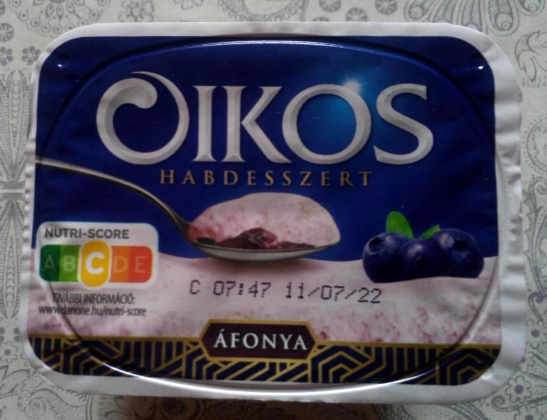 Képek - Danone Oikos Habdesszert habosított tejtermék áfonyás öntettel 125 g