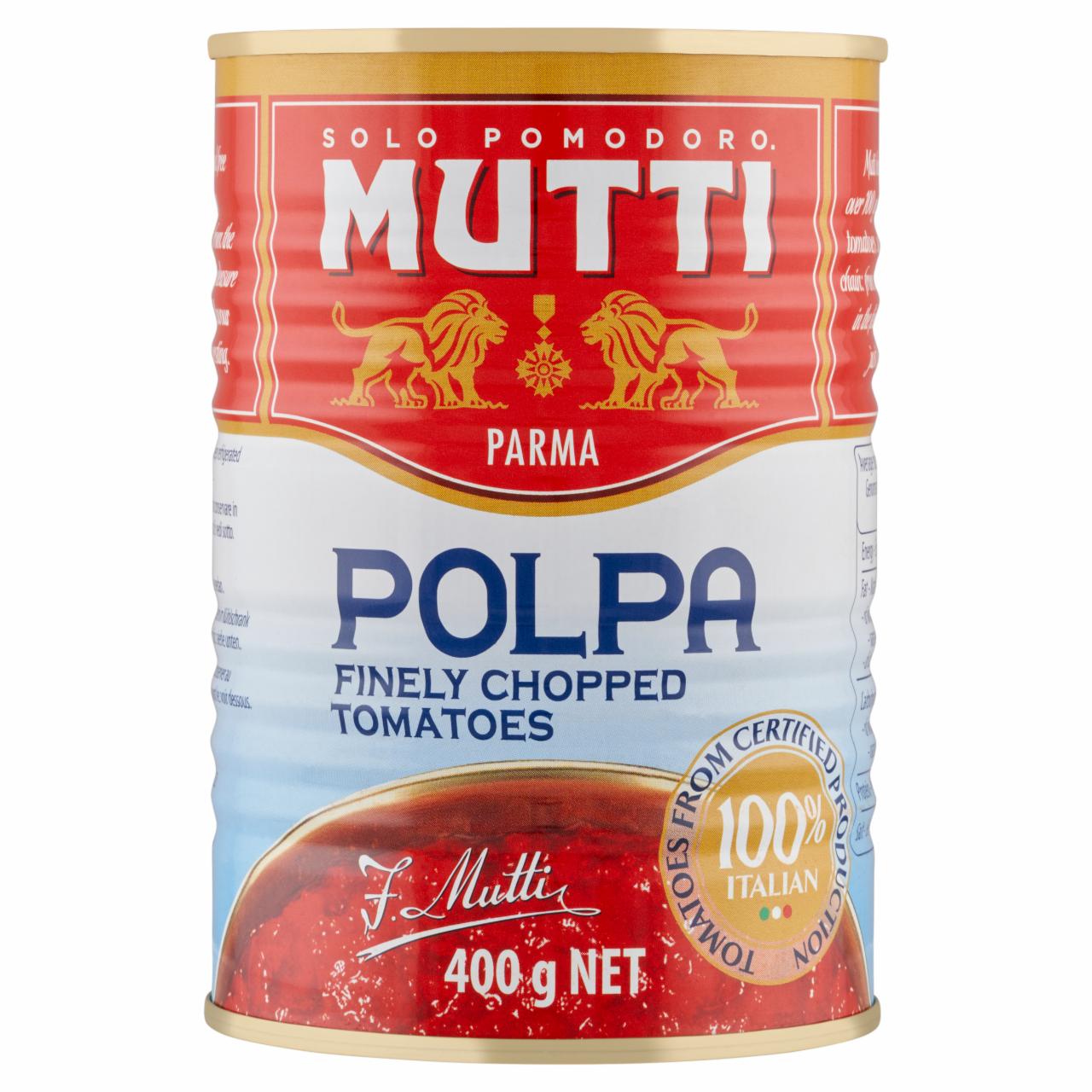 Képek - Mutti darabolt paradicsom 400 g