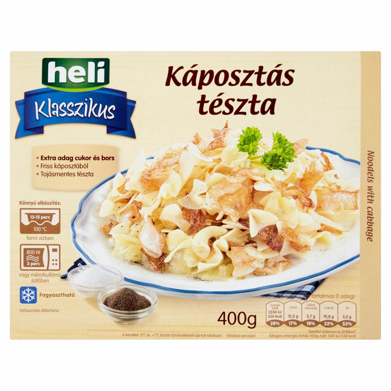 Képek - Heli Klasszikus káposztás tészta pasztőrözött készétel 400 g