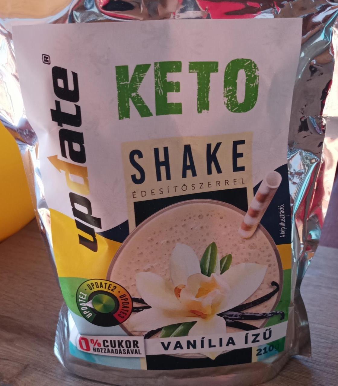Képek - KETO shake édesítőszerrel vanília ízű Update