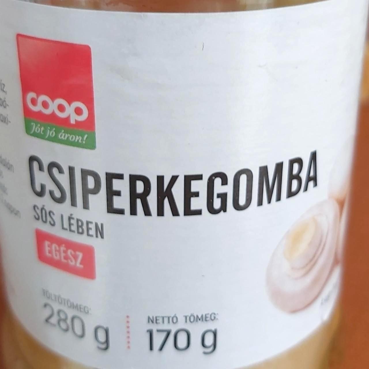 Képek - Csiperkegomba sós lében egész Coop