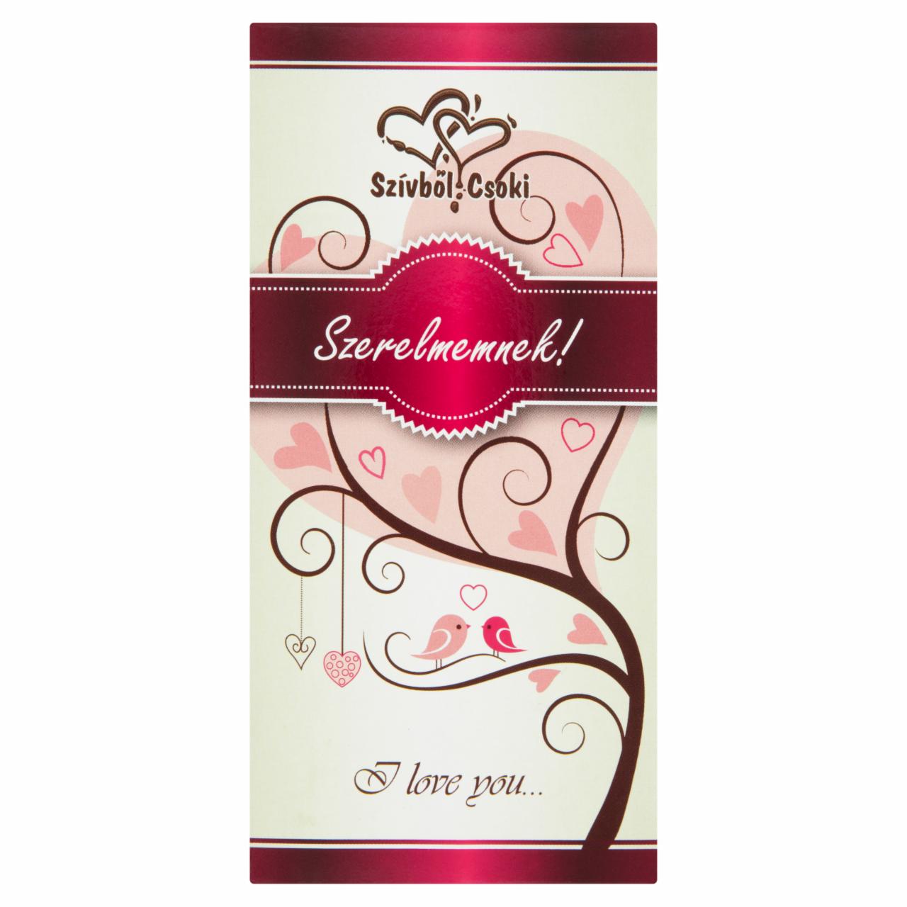 Képek - Szívből Csoki Szerelmemnek! különleges tejcsokoládé 100 g