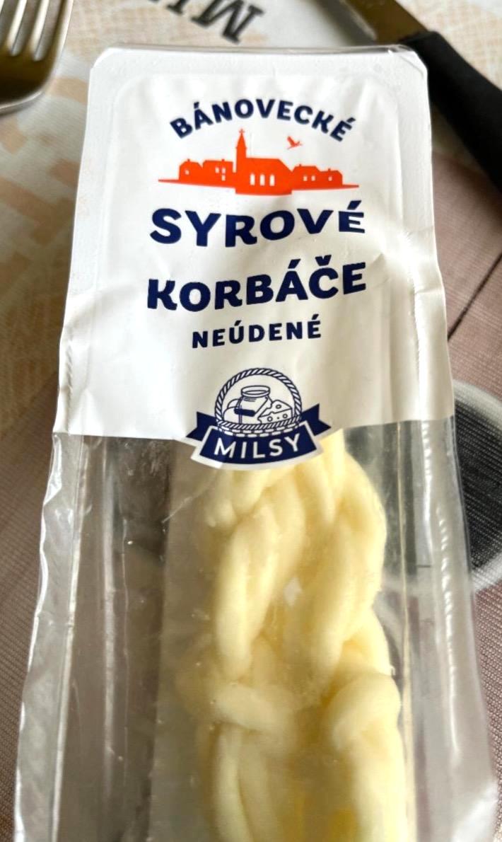 Képek - Syrové korbáče neúdené Milsy